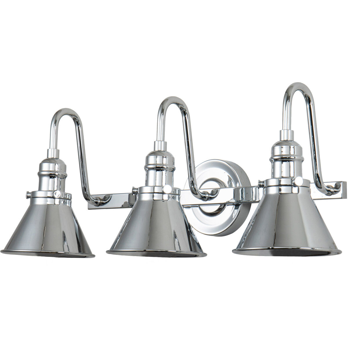 Provence 3 Light 24 inch PC Bath Light Wall Light in Polished Chrome